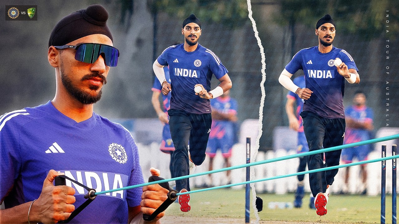 India Tour of Australia Practice Session | 5 Overs of Relentless Focus by Arshdeep Singh