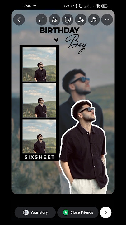 🎂Birthday story ideas | Birthday instagram story ideas | Insta birthday post |  ujjawal4u