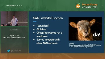 DrupalCamp2019 - Drupal, JSON API, and Cheap Canned Beer - Paul McKibben