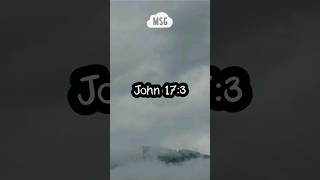 A Bible verse about Jesus Christ ✝️ John 17:3 Profile