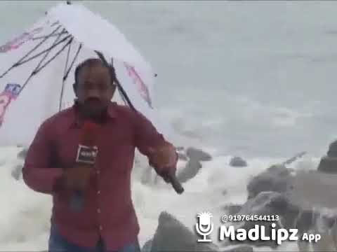 Latanchya Aaicha Ghoda Funny Marathi News Reporter At Beach Madlipz Video