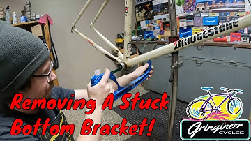 Removing A Stuck Bottom Bracket From A Bridgestone MB-ZIP