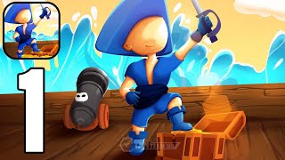 Captains Idle - Gameplay Walkthrough Part 1 Tutorial Upgrade the raft (Android,iOS) screenshot 4