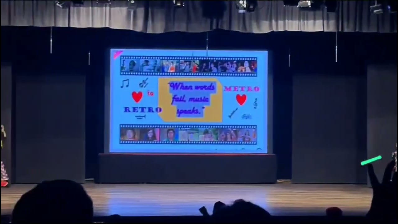 Annual Day Std II 2023-24 Retro to Metro