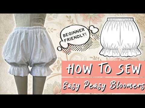 ✨ How to Sew Super Simple Bloomers | The Easiest and Cutest Bloomers You’ll Ever Make ✨