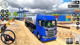 محاكي قيادة شاحنة صهريج النفط الواقعي - ألعاب شاحنات النفط - ألعاب السيارات | oil tanker games screenshot 5