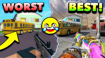Call of Duty Mobile BEST vs. WORST Graphics & Gameplay Comparison! (Funny)