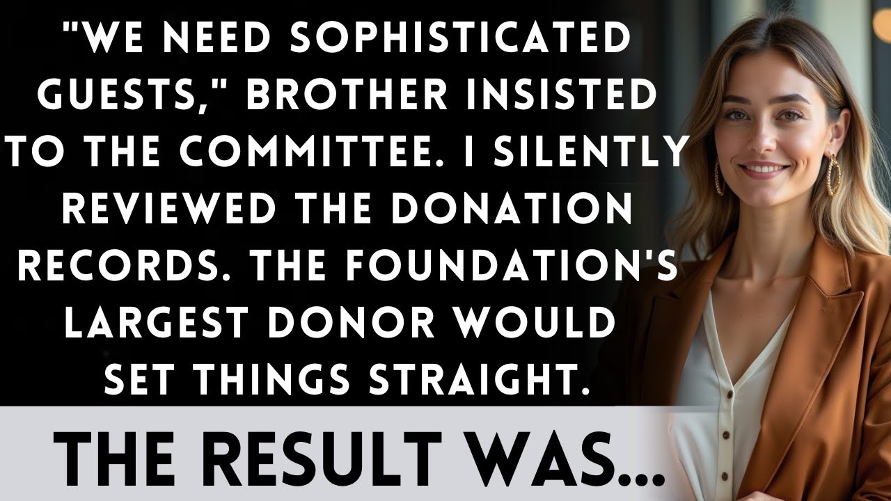 На гала-вечере семья сказала: «Ты не готов», а потом их покровитель узнал меня.