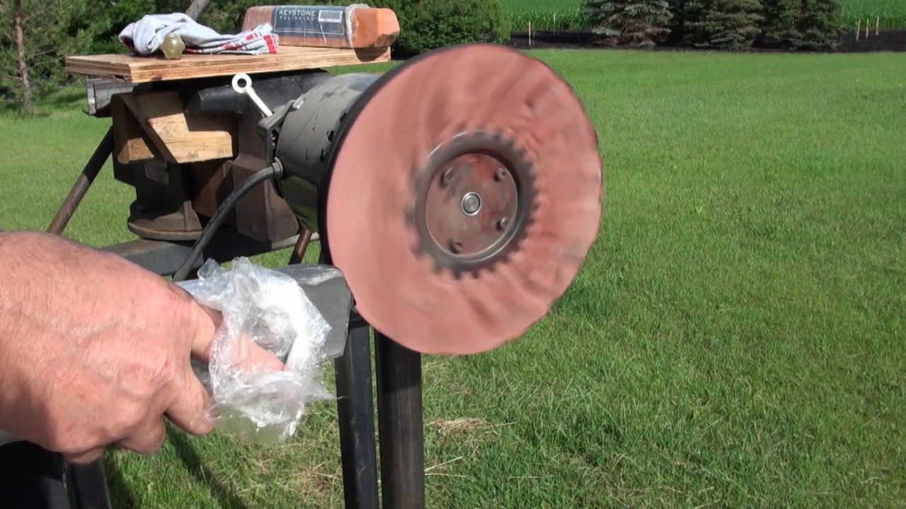 Polishing Machined /Sanded Steel - YouTube