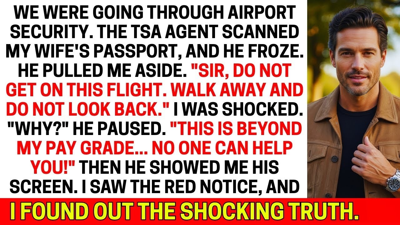 TSA Agent Scanned My Wife's Passport Then Told Me Not To Board, His Screen Showed Horrifying Truth