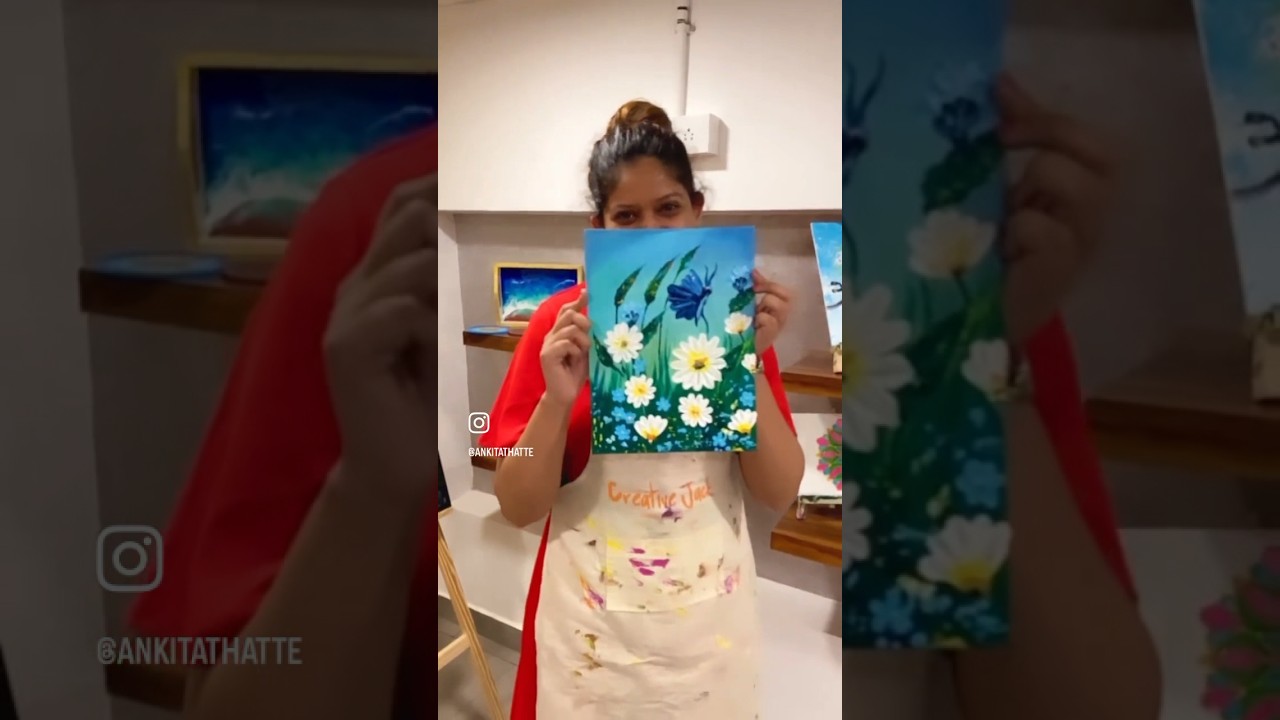 Knife painting in Pune ♥️ 