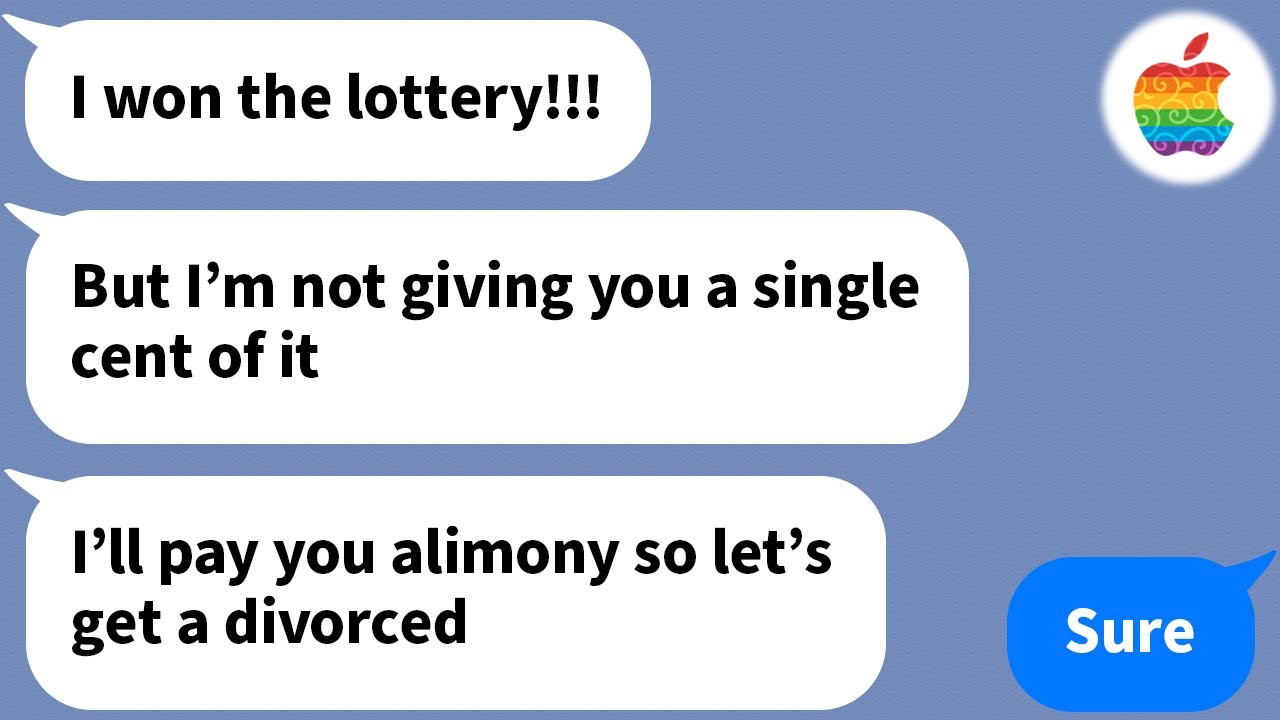 【Apple】 My husband left me when he won the lottery, but came crying back to me [Compilation]
