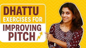 Dhattu Technique to perfect your pitch | Pratibha Sarathy