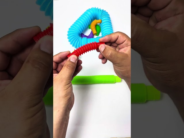 Creating ASMR Style Relaxing Sound POP-TUBE #diy #satisfyingvideos #relaxing #oddasmr #poptubes