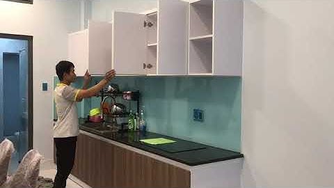 Tủ Bếp MDF Chống Ẩm Phủ Melamine Giá Bình Dân Nhưng Cực Đẹp Và Sang Chảnh