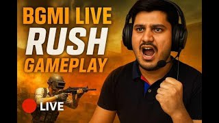 🔥 BGMI Live: Pro Rush Gameplay | Intense Fights, Crazy Clutches &amp; Winner Winner Chicken Dinner! 🔥