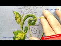 Exclusive Hand Embroidery Flower, Gorgeous Hand Embroidery Art, Floral Design by Anjiara Begum-190