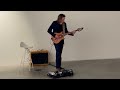 Tim Cole playing the Legacy, Model One at the Museum of Contemporary Art, CT.