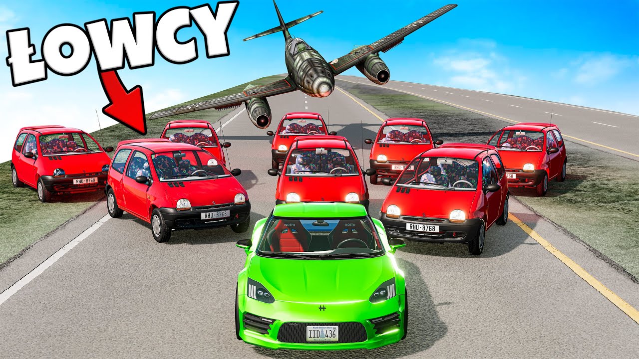 ❄️ SKRIMI KONTRA 9 ŁOWCÓW!? CZY PRZEJADĘ CAŁĄ MAPE! | BeamNG Drive |