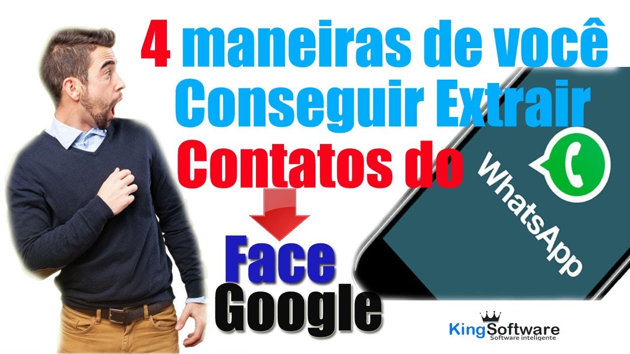 4 maneiras de você conseguir extrair contatos de Whatsapp no Facebook usando o Google