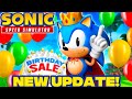 New BIRTHDAY Event Update For SONIC SPEED SIMULATOR! 🎂 Classic Sonic RETURNS! 💙 LIVE 🔴