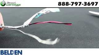 Belden 5300FE 18/2 Shielded PVC Cable w/ Drain Wire