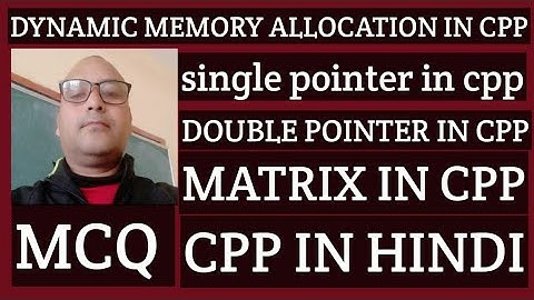 HOW TO CREATE TWO DIMENSIONAL ARRAY USING DOUBLE POINTER IN C++