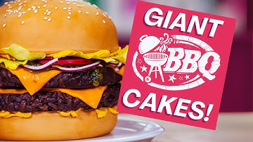 Giant Summer BBQ Cakes - Cheeseburger, Hot Dog and Chicken Wings!| How to Cake It With Yolanda GAMPP