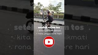 sore jingga #brompton #foldingbike #sepedalipat #palangkaraya  #pontianak #gowes #kalimantan