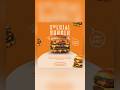 Burger Poster Design in Canva #foodposter #canva #canvatutorial #graphicdesign