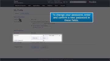 Plesk: How to Change Your Password