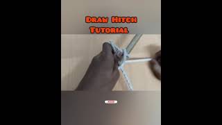 How to tie Draw Hitch.Can use in our daily life #easy #knot