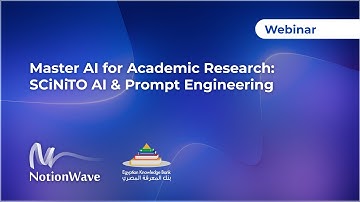 Master AI for Academic Research: SCiNiTO AI & Prompt Engineering | EKB×NW Webinar | 11th SEPT 2025