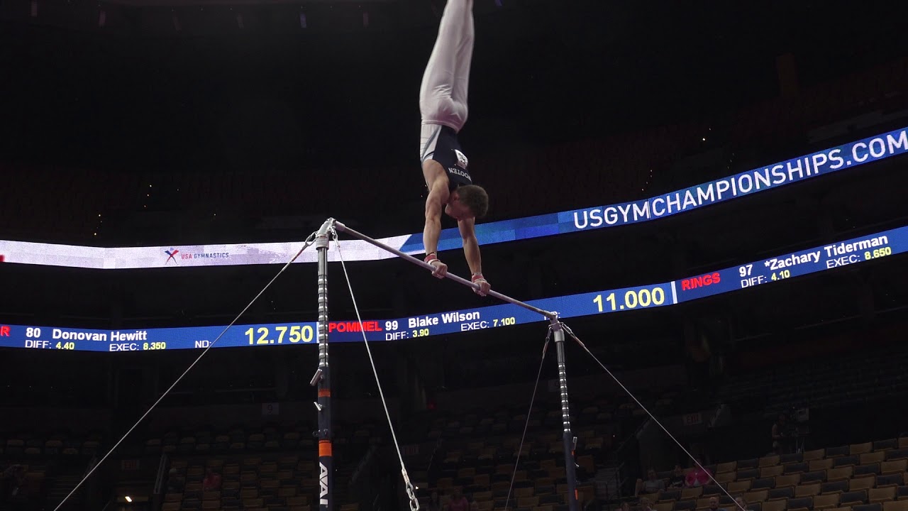 Adam Wooten - High Bar - 2018 U.S. Gymnastics Championships - Junior Men Day 2