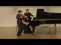 Debussy sonata for violin and piano