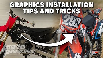 Installing Motocross Graphics - Tips and Tricks