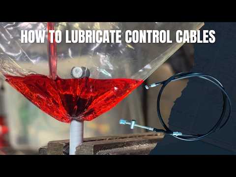 Lubricate Control Cables (Brake, Shifter, Clutch) on a Bike or Motorcycle  Without a Special Tool