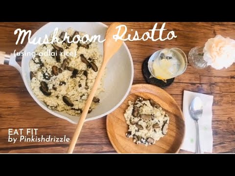 Mushroom Risotto (using adlai rice, no wine) - YouTube