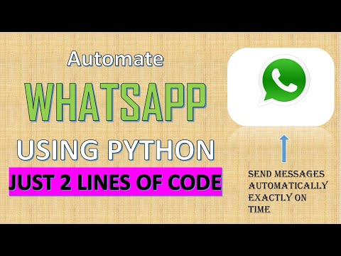 Automate WhatsApp message | Hack WhatsApp | WhatsApp trick | Learn Python | Python Project | Hindi