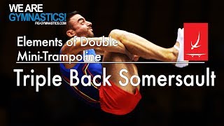Elements of Double Mini-trampoline - TRIPLE BACK