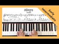 Mozart Allegro In B Flat Major KV 3 Early Intermediate