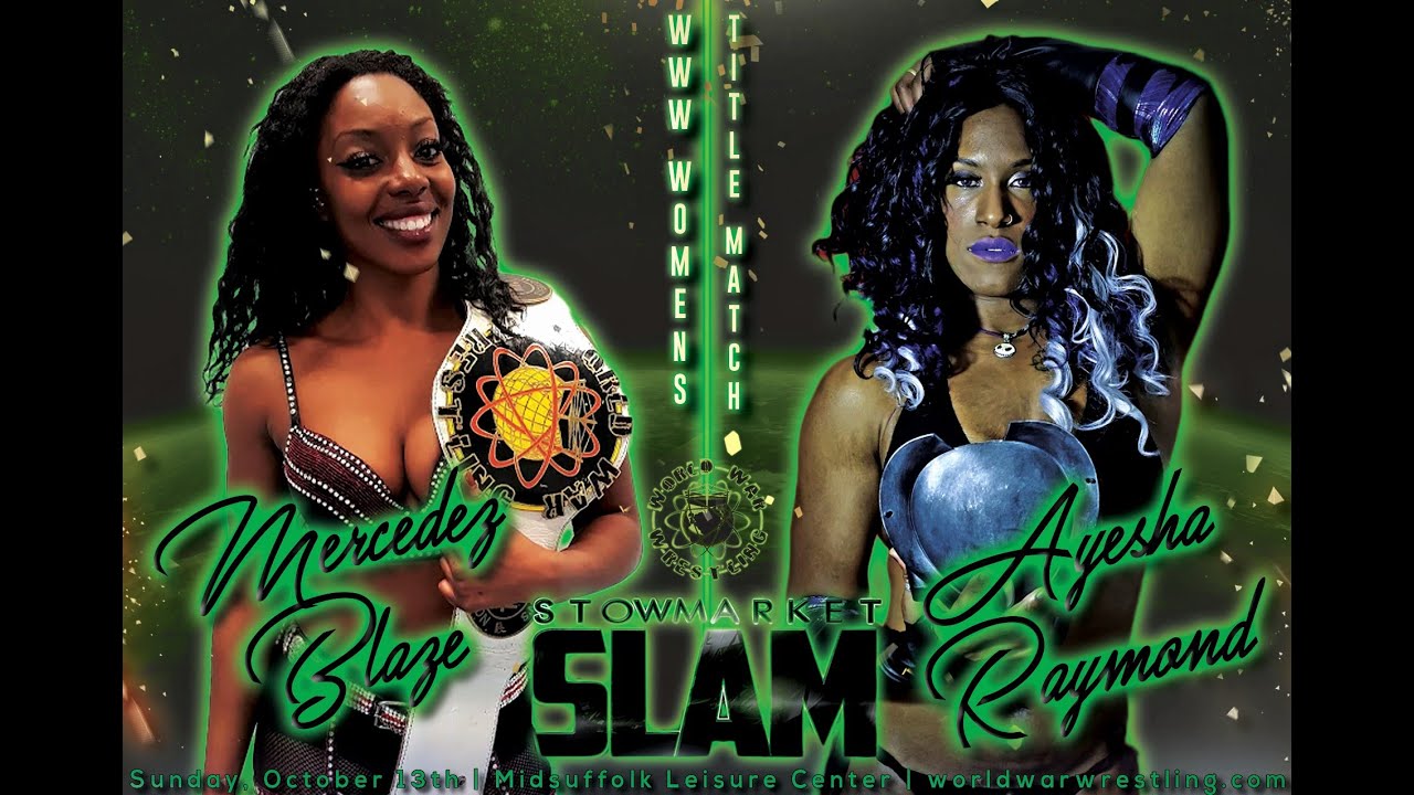 Ayesha Raymond vs Mercedez Blaze - Oct 2019 #womenswrestling #womenschampionship #britishwrestling