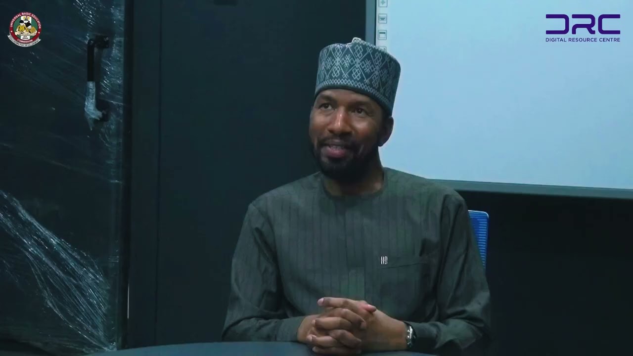 KHALIFA GADANACI MADE A COURTESY VISIT TO THE UBEC DIGITAL RESOURCE CENTER.