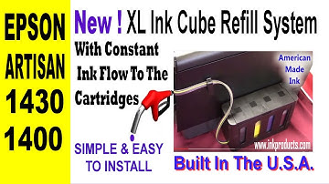 Continuous Ink System-CIS For Epson Artisan 1430 Printer