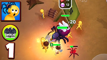 Spider Nest: Eat the World Gameplay All Levels Walkthrough Tutorial (iOS & Android Mobile Game)Guide