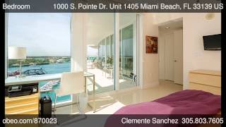 1000 S. Pointe Dr. Unit 1405 Miami Beach FL 33139