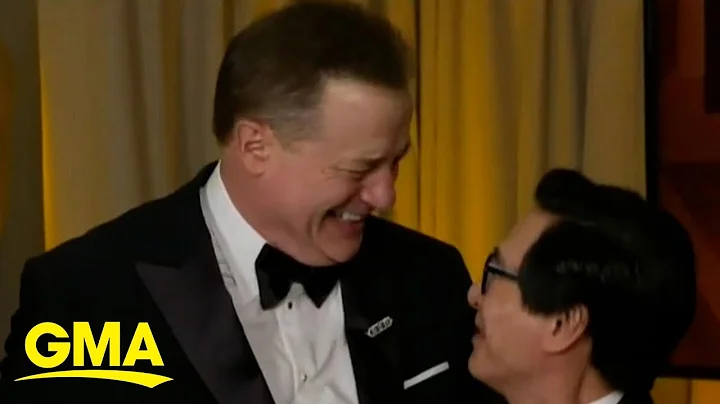 Ke Huy Quan surprises fellow Oscar winner Brendan ...