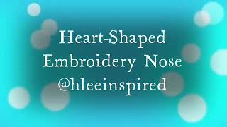 Embroidery Heart Nose for Mila The Lovebug Knitting Machine Plushie screenshot 4