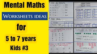 Mental Maths Worksheets ideas for 5 to 7 years kids #3 ...