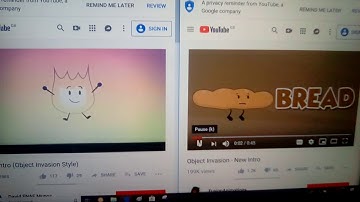 Object Invasion Intro and BFDI Styled Object Invasion Intro Mashup